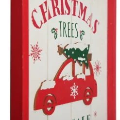 Merry Christmas Trees for Sale Wall Hanging Plaque Diy Wreaths|