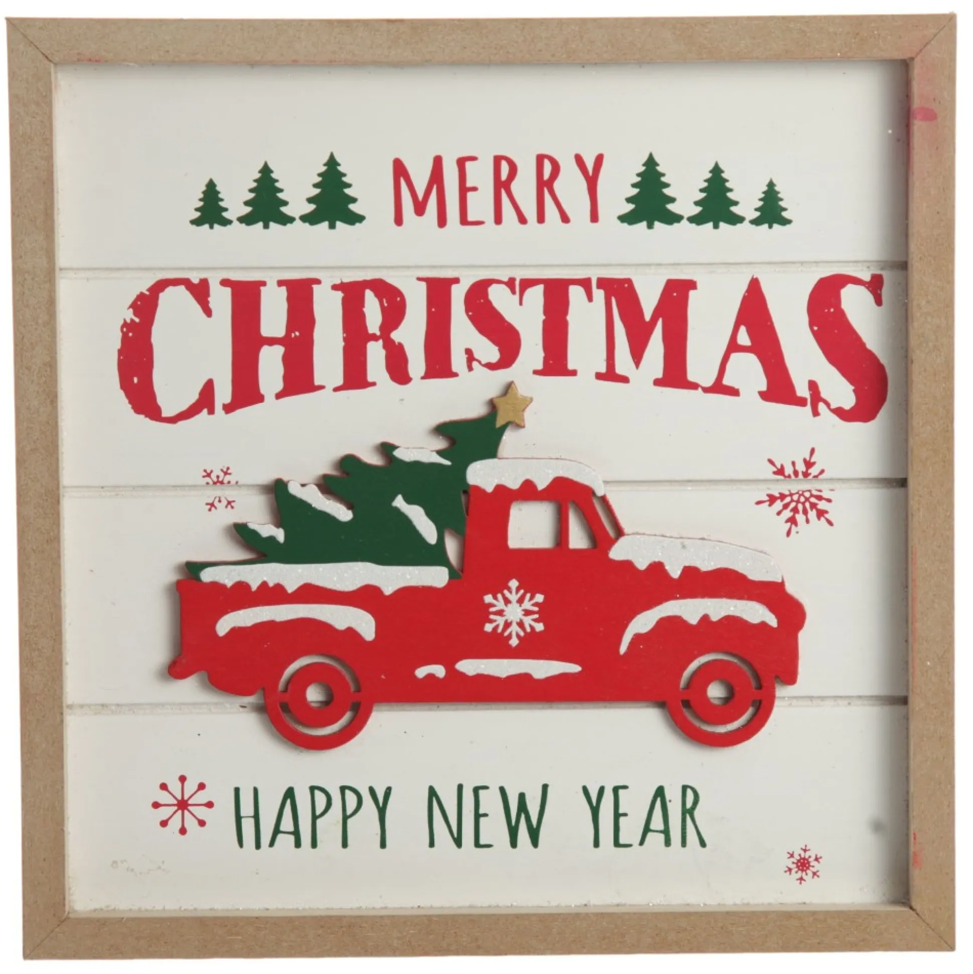 Merry Christmas Truck Wall Hanging Plaque Diy Wreaths|