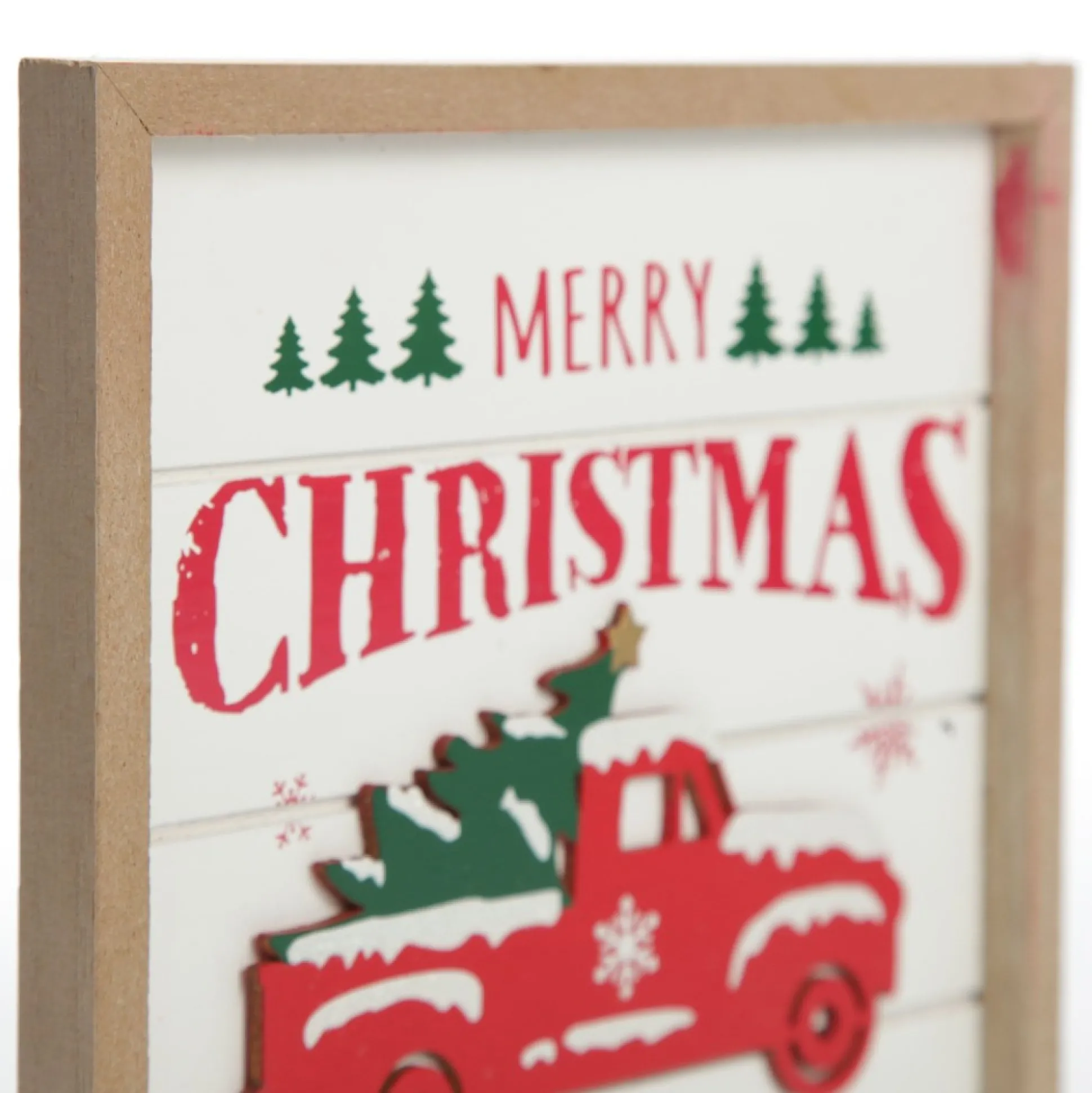 Merry Christmas Truck Wall Hanging Plaque Diy Wreaths|