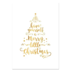 Merry Little Christmas Poster Print Christmas Prints|