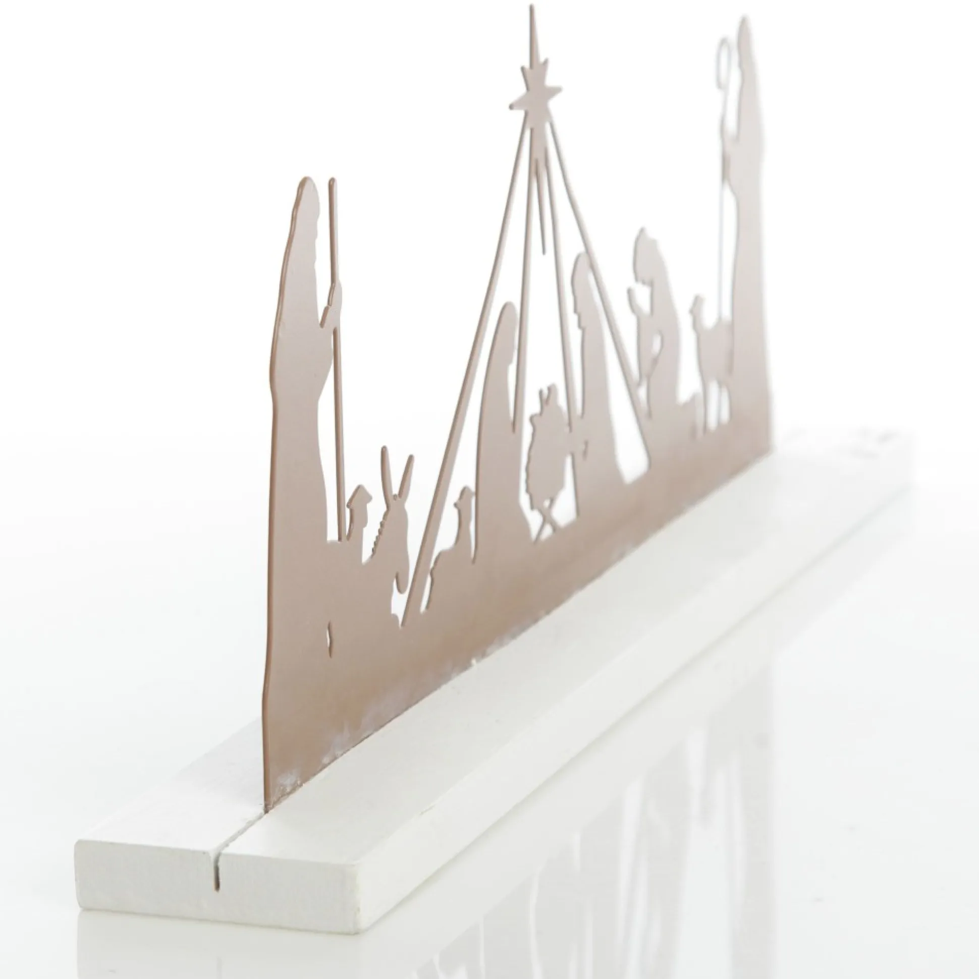 Metal Cutout Nativity Scene Ornament Christmas Ornaments|