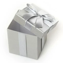 Metallic Silver Gift Box Gift Wrap, Boxes, Bags & Tags|