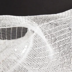 Metallic White Decomesh Roll Diy Wreaths|