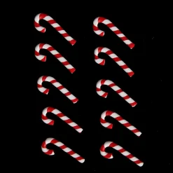 Mini Candy Canes - Bag of 10 Christmas Craft Supplies|