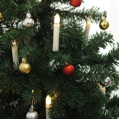 Mini Shatterproof Christmas Baubles - Pack of 12 Craft Baubles|