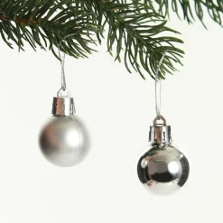 Mini Shatterproof Christmas Baubles - Pack of 12 Craft Baubles|
