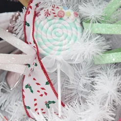 Mint Candy Swirl Lollipop Christmas Tree Decoration Christmas Tree Decorations|