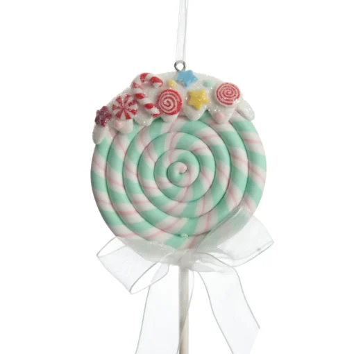 Mint Candy Swirl Lollipop Christmas Tree Decoration Christmas Tree Decorations|
