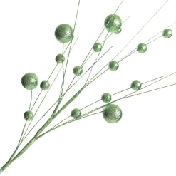 Mint Glitter Ball Spray Pick Christmas Tree Picks|