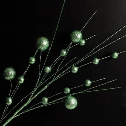 Mint Glitter Ball Spray Pick Christmas Tree Picks|