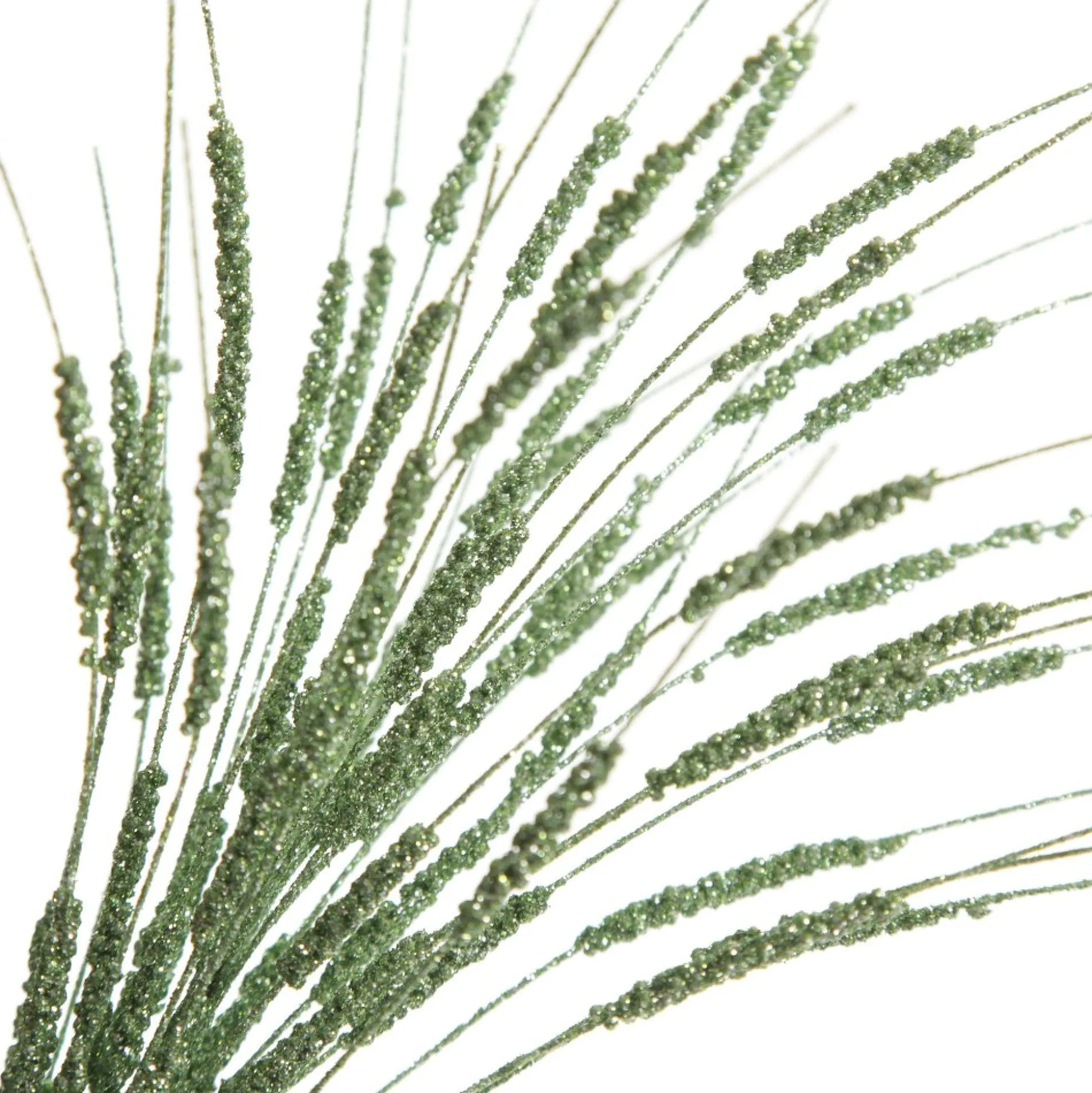 Mint Green Glitter Branch Spray - Set of 2 Christmas Sprays|