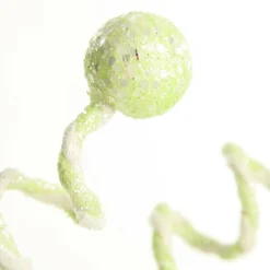 Mint Green Glitter Spiral Ball Pick Christmas Tree Picks|