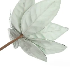 Mint Velvet Flower Stem with Silver Trim Christmas Flowers|