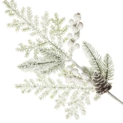 Mixed Pine and Cone Snowy Christmas Spray Christmas Sprays|