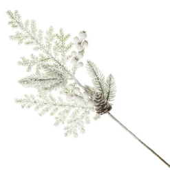 Mixed Pine and Cone Snowy Christmas Spray Christmas Sprays|