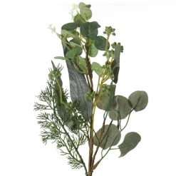 Native Eucalyptus Leaf Christmas Spray with White Berries Christmas Sprays|