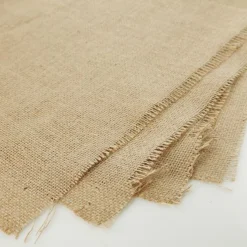 Natural Jute Hessian Sheets - Pack of 4 Christmas Craft Supplies|