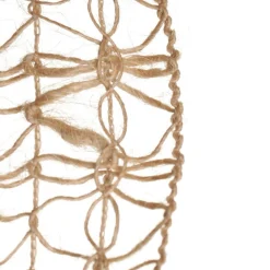 Natural Jute Loose Weave Ribbon - Design C Lace Ribbons|