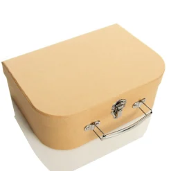 Natural Kraft Suitcase Gift Box Gift Wrap, Boxes, Bags & Tags|