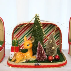 Natural Kraft Suitcase Gift Box Gift Wrap, Boxes, Bags & Tags|