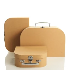 Natural Kraft Suitcase Gift Box Gift Wrap, Boxes, Bags & Tags|