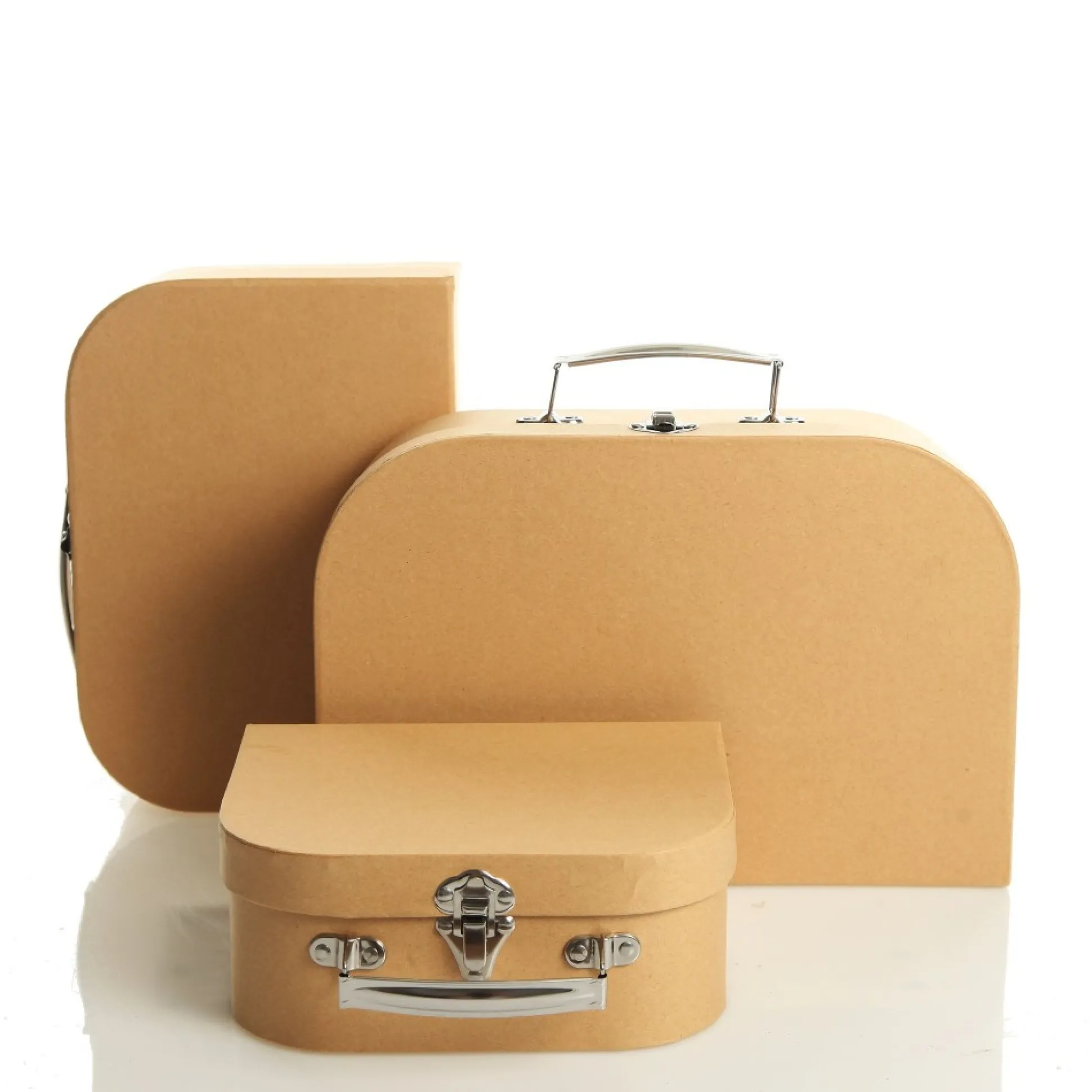 Natural Kraft Suitcase Gift Box Gift Wrap, Boxes, Bags & Tags|