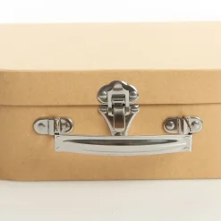 Natural Kraft Suitcase Gift Box Gift Wrap, Boxes, Bags & Tags|