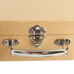 Natural Kraft Suitcase Gift Box Gift Wrap, Boxes, Bags & Tags|