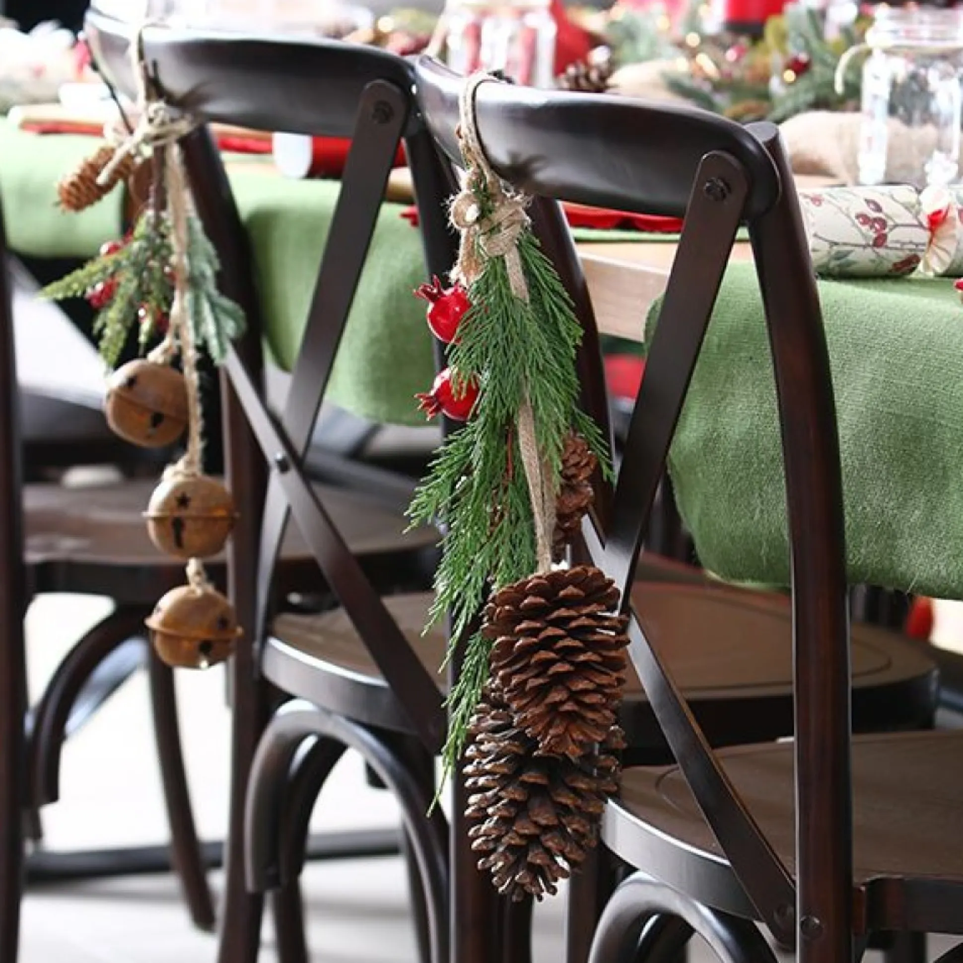 Natural Pine Cone Drop Trio Pinecones And Acorns|