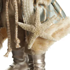 Natural Seaside Standing Santa Christmas Ornament Christmas Figurines|Natural Seaside Standing Santa Christmas Ornament