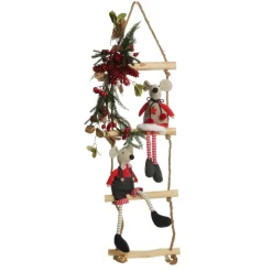 Natural Wooden Rope Ladder Hanging Ornament Wall Hangings And Signs|