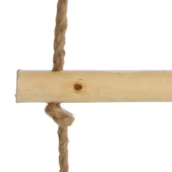 Natural Wooden Rope Ladder Hanging Ornament Wall Hangings And Signs|