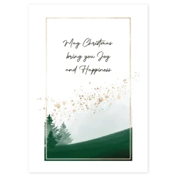 Nordic Christmas Village Poster Christmas Prints|