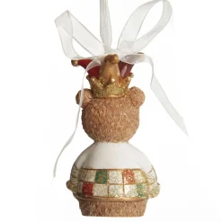 Nutcracker and Teddy Bear Christmas Decoration - Set of 2 Christmas Tree Decorations|