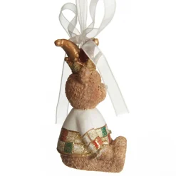 Nutcracker and Teddy Bear Christmas Decoration - Set of 2 Christmas Tree Decorations|