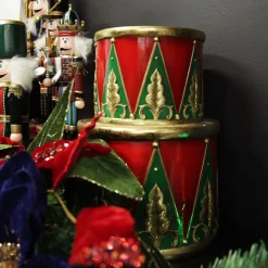Nutcracker Christmas Drummer Pot Christmas Ornaments|