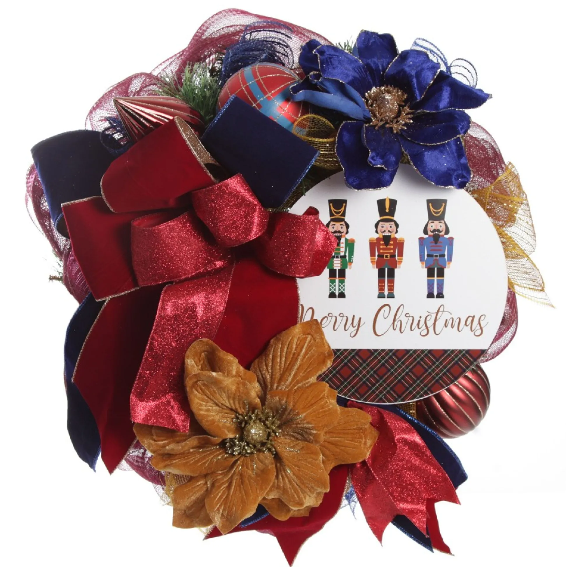 Nutcracker Merry Christmas To All Wreath Plaque Diy Wreaths|