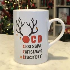 OCD Reindeer Christmas Mug Christmas Gifts|