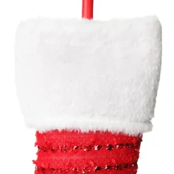 Pair of Red Christmas Elf Legs - Medium Christmas Tree Picks|