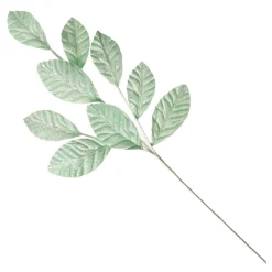 Pale Blue Glitter Leaf Spray Christmas Sprays|