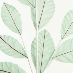 Pale Blue Glitter Leaf Spray Christmas Sprays|