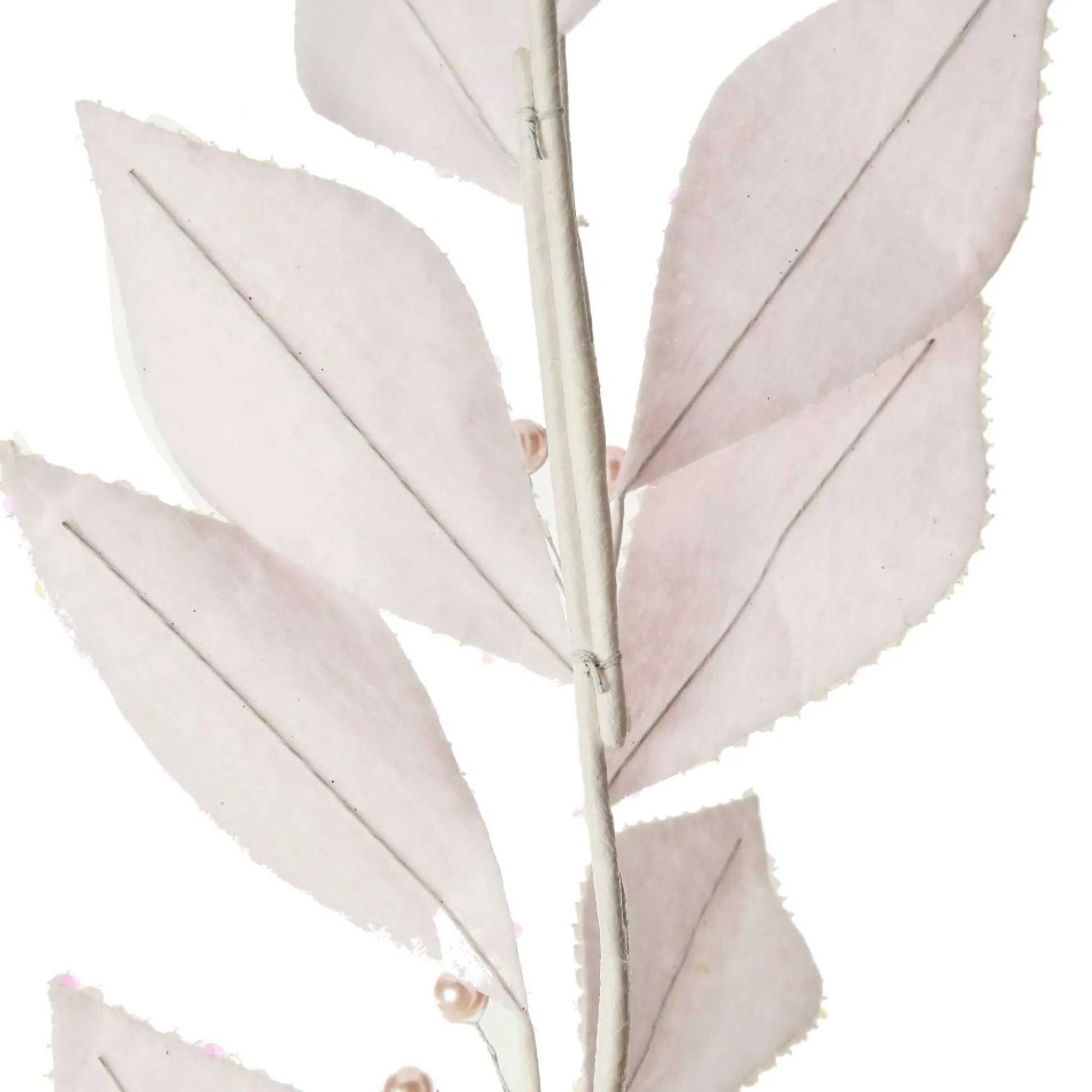 Pale Pink Sequin Leaf Garland Tree Garlands|