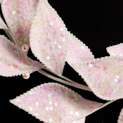 Pale Pink Sequin Leaf Garland Tree Garlands|