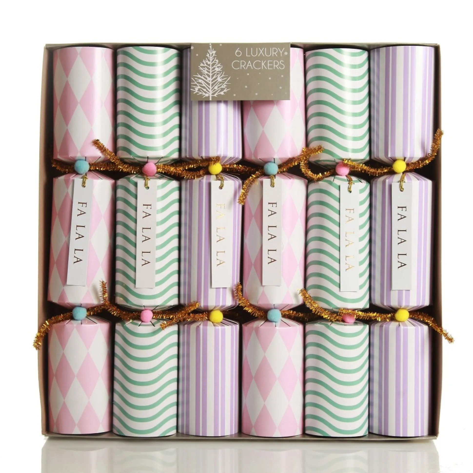 Pastel Pattern Christmas Bon Bons Christmas Bon Bons|
