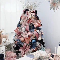 Peach Glass Christmas Bauble Decorative Christmas Baubles|