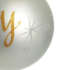 Pearl Glass Personalised Christmas Bauble Personalised Baubles|