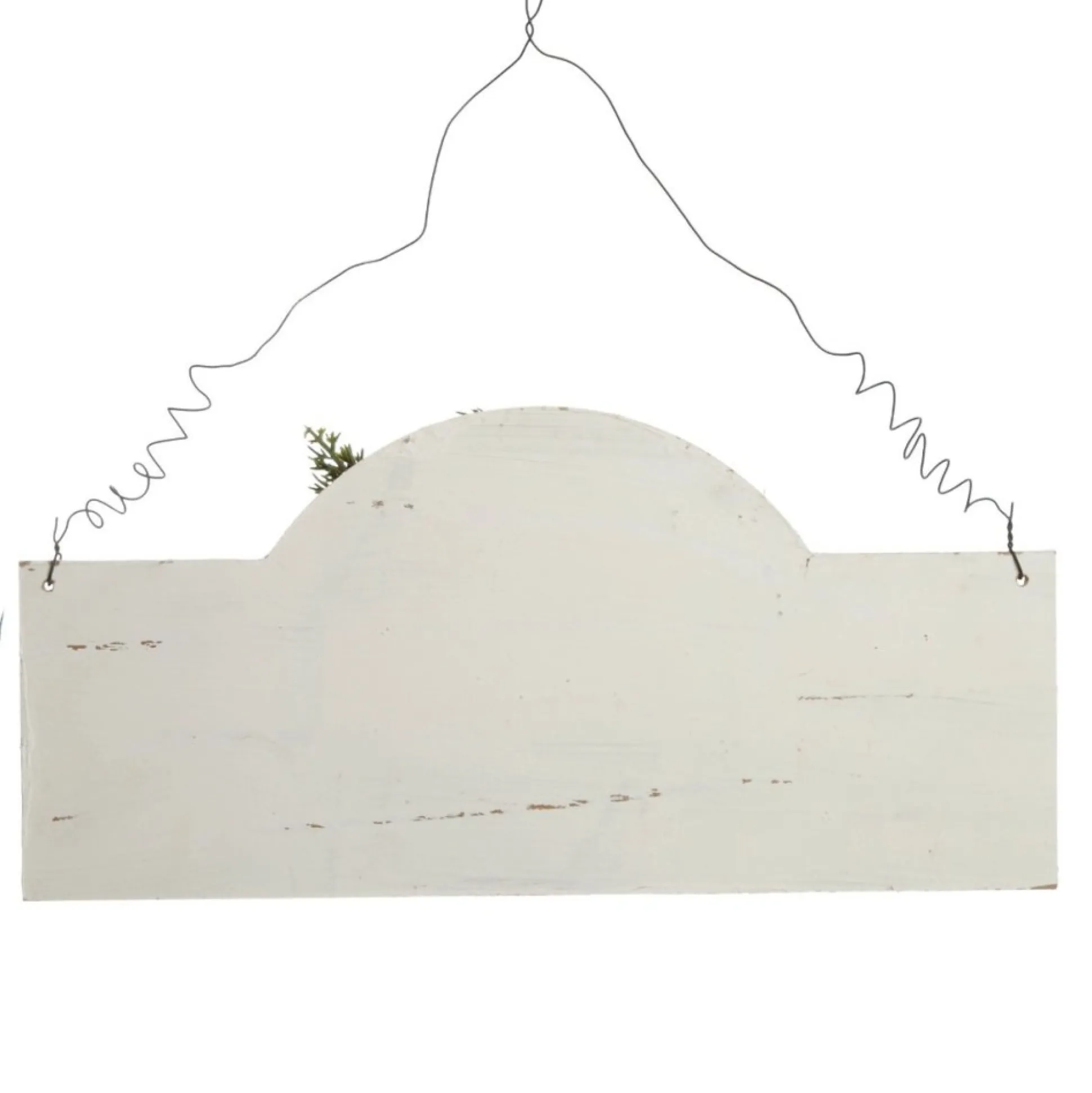 Personalised Arched Country Christmas Wood Plaque with Red Berry Christmas Plaques|