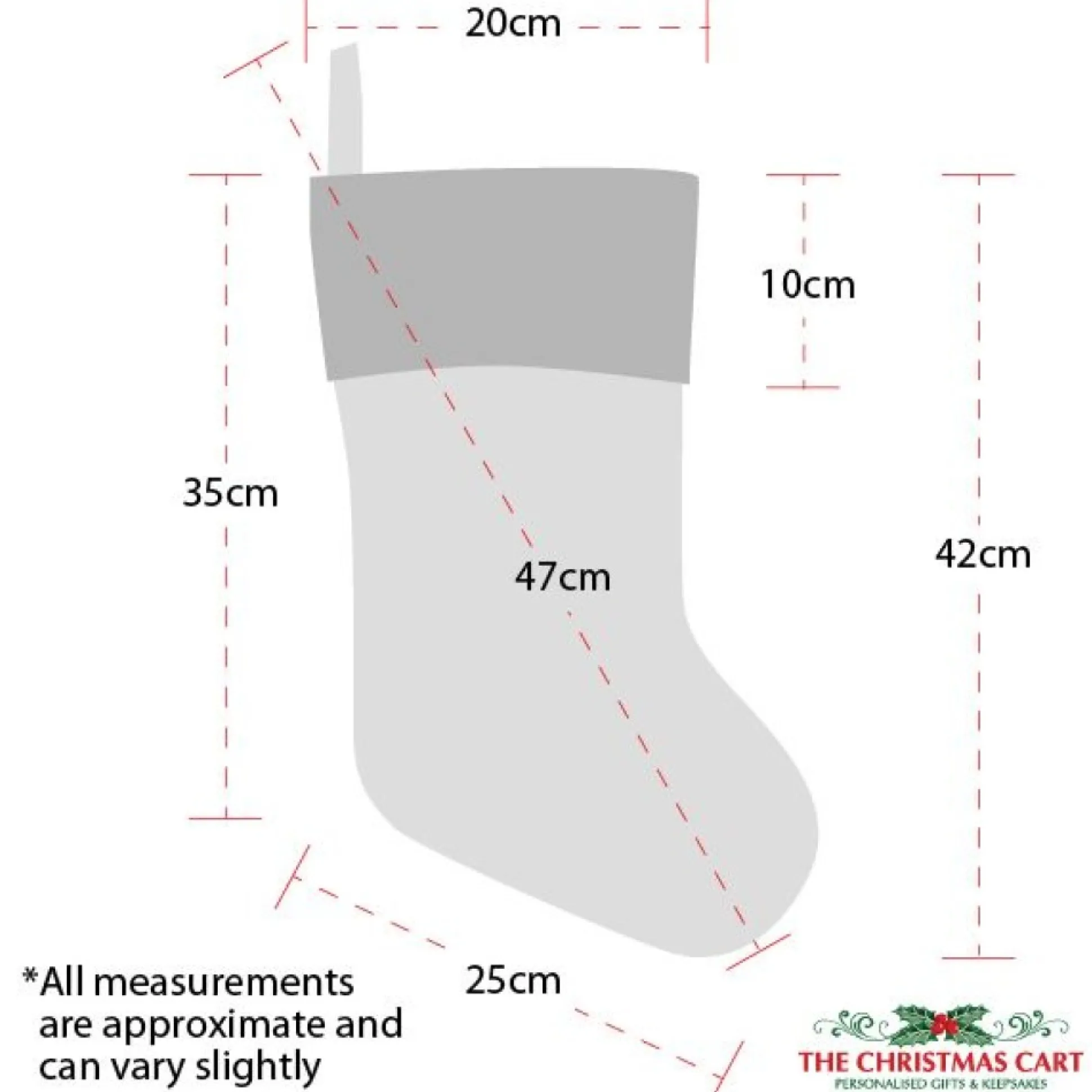 Personalised Baby Pink Teddy Bear Christmas Stocking Personalised Stockings|