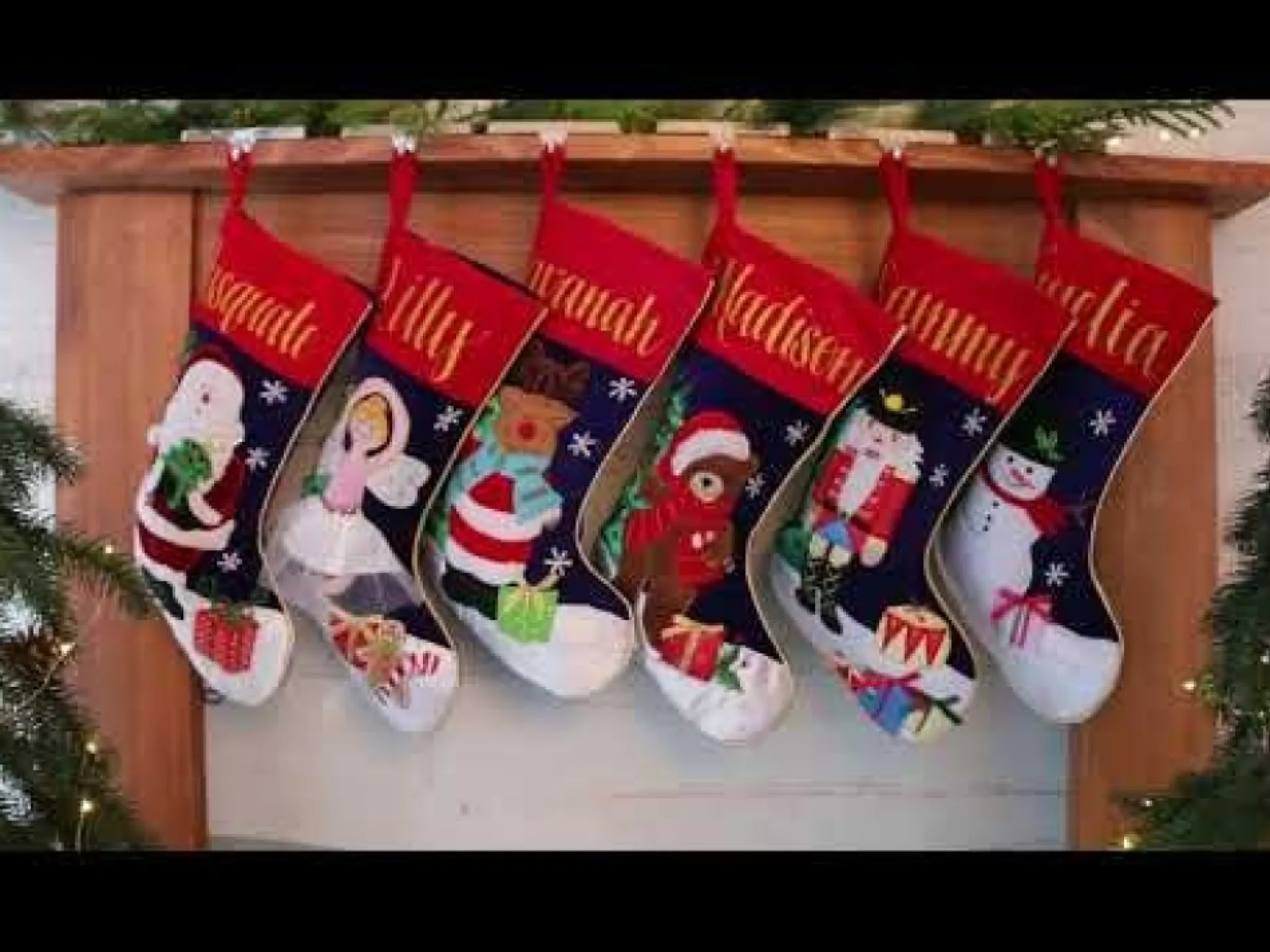 Personalised Ballerina Christmas Stocking Personalised Stockings|
