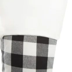 Personalised Black and White Buffalo Check Christmas Stocking Personalised Stockings|